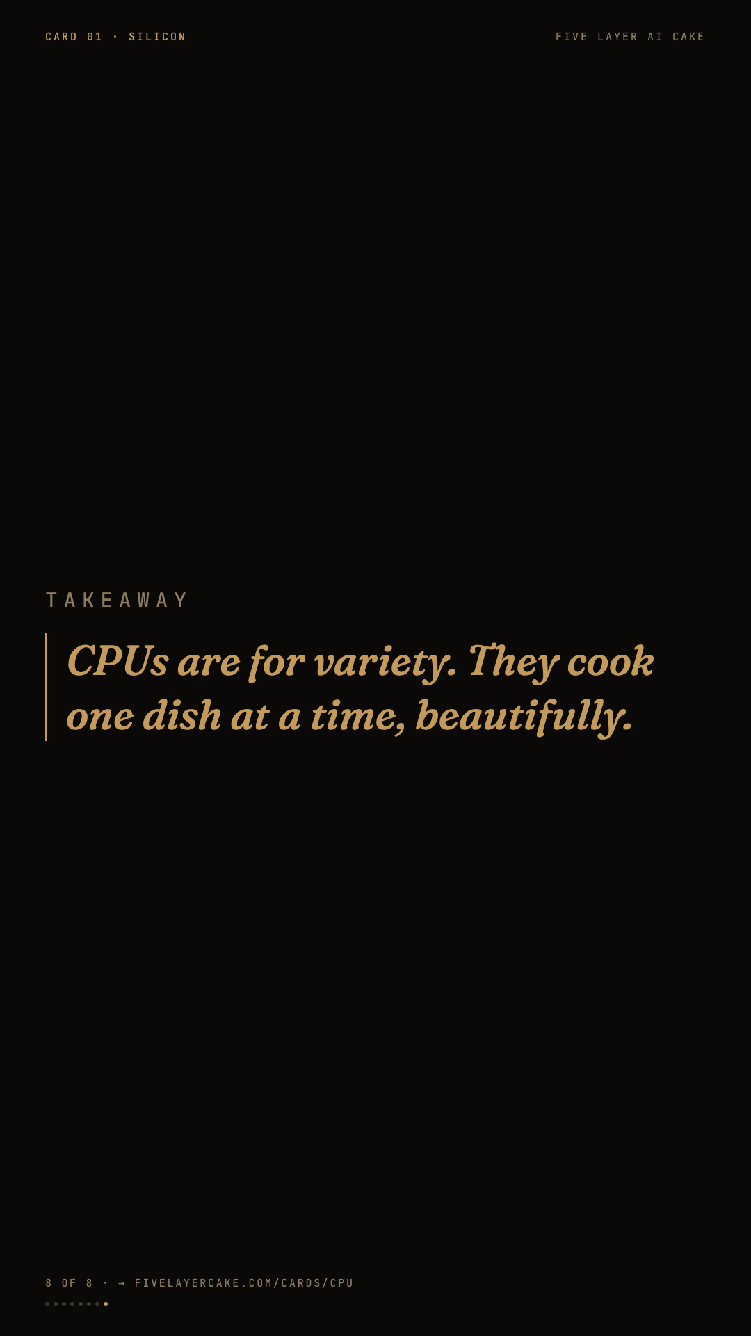 Card 01 slide 8 — takeaway